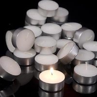 Свеча чайная 100шт белая