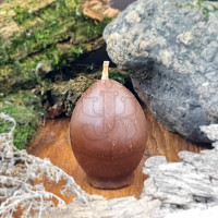 Свеча яйцо коричневая