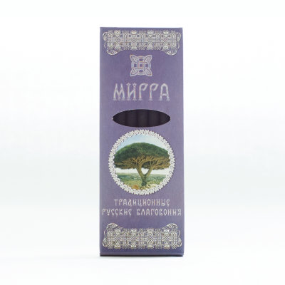 Русские благовония Мирра Благовония Мирра Аромат теплый, согревающий, пряный, горьковатый